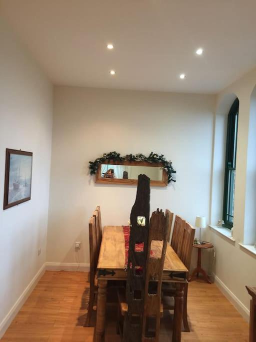 Converted Chapel Filey Floor To Ceiling Arch Window Exterior photo